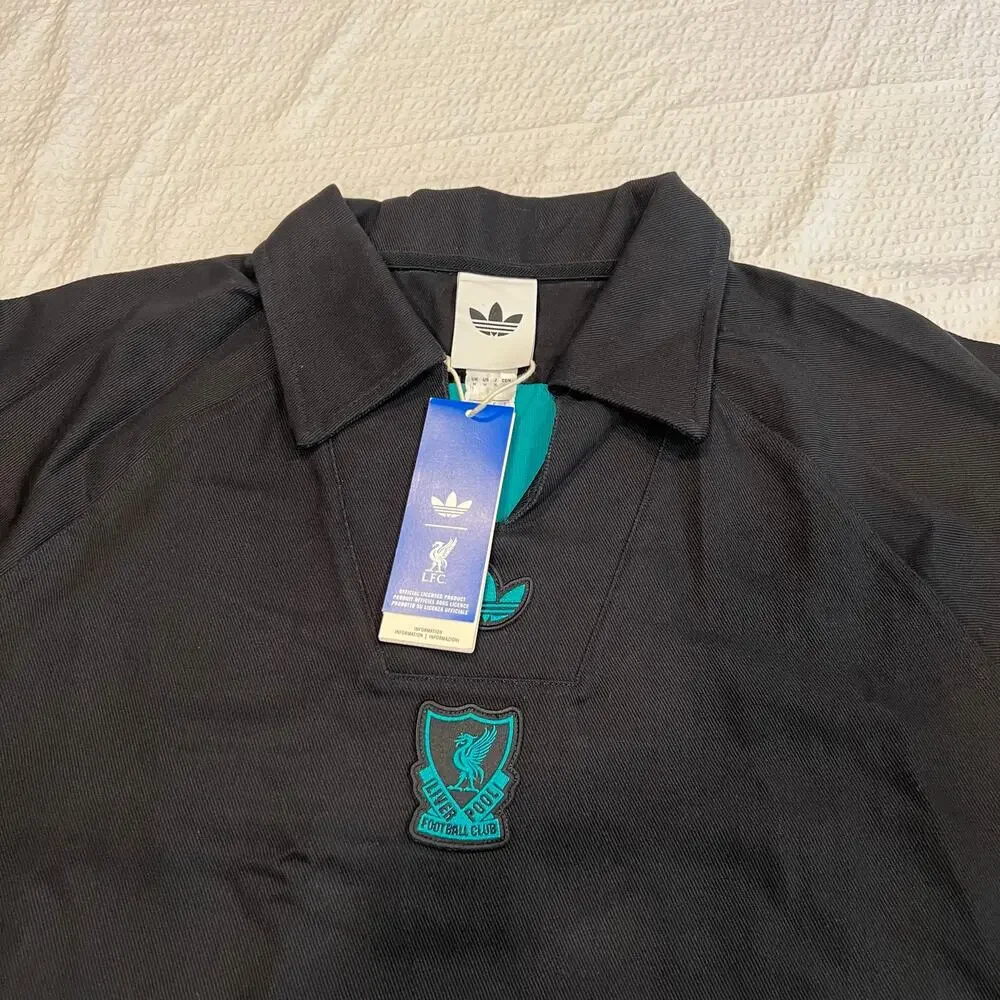 Adidas Liverpool FC Terrace Icons Drill Sweatshirt in black Medium men